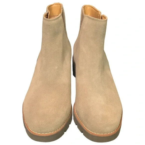 Vionic Hazel 8 Zip Up Suede Ankle Boots Builtin Arch Support Orthotic Insole NEW - Picture 2 of 7